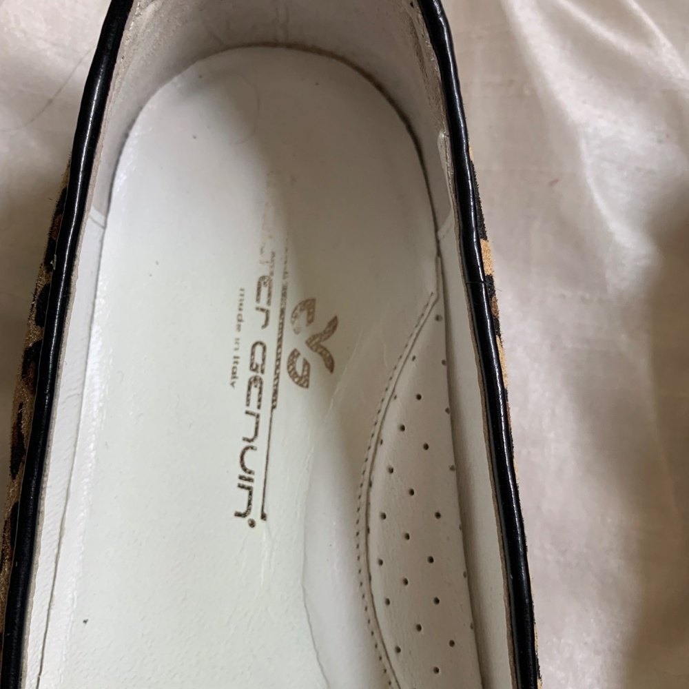 Walter Genuin Leopard Loafer Golf Shoes sz 39 - Picture 3 of 6